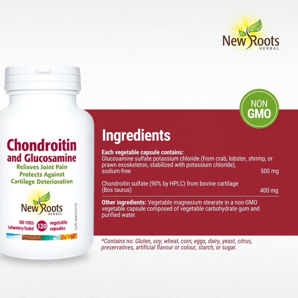 Chondroitin & Glucosamine 120 Veggie Caps