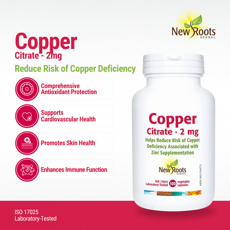Copper Citrate 2 mg 100capsules