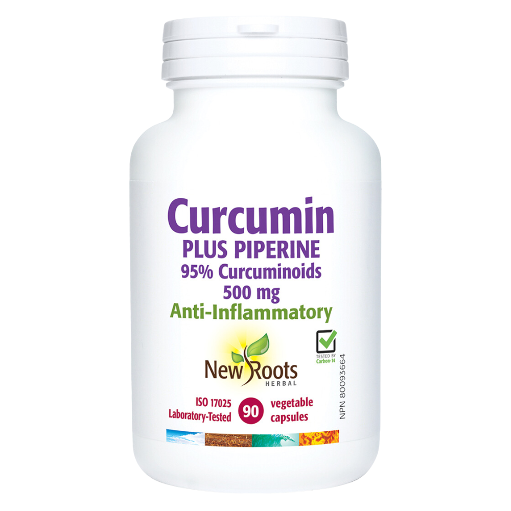 Curcumin Plus Piperine 500 mg 90 Caps