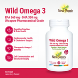 Wild Omega 3 EPA 660 mg DHA 330mg 120 Softgels