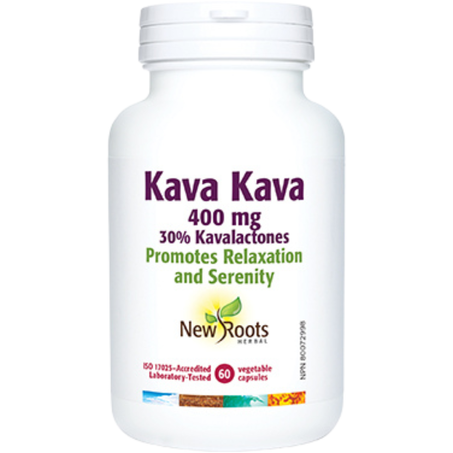 Kava Kava 400 mg 30% Kavalactones 60 Veggie Caps