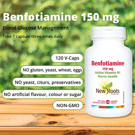 Benfotiamine 150 mg 120 Caps