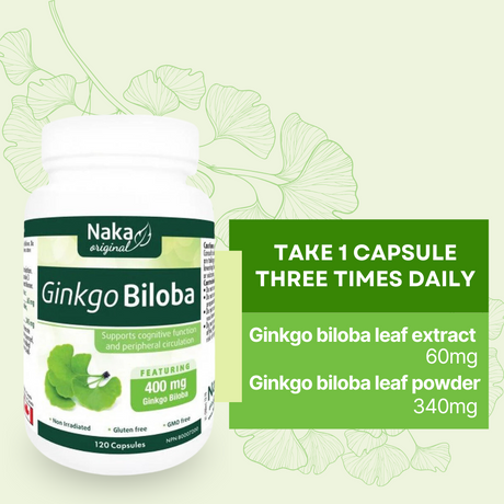 Ginkgo Biloba 400 mg 240 Capsules