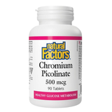 Chromium Picolinate 500 mcg 90 Tablets