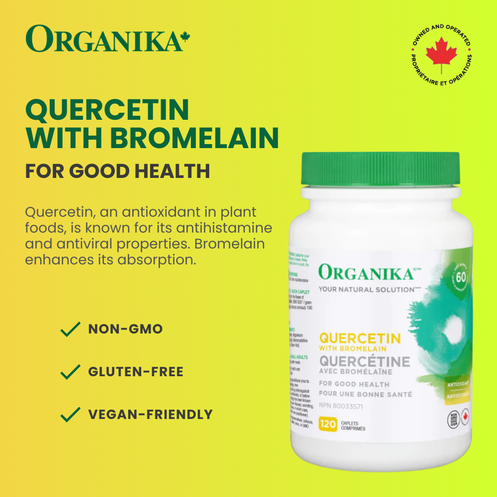 Quercetin With Bromelain 120 Caplets