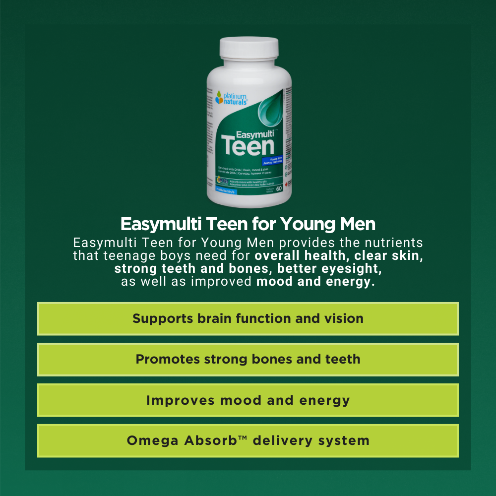 Easymulti Teen for Young Men 60 Softgels