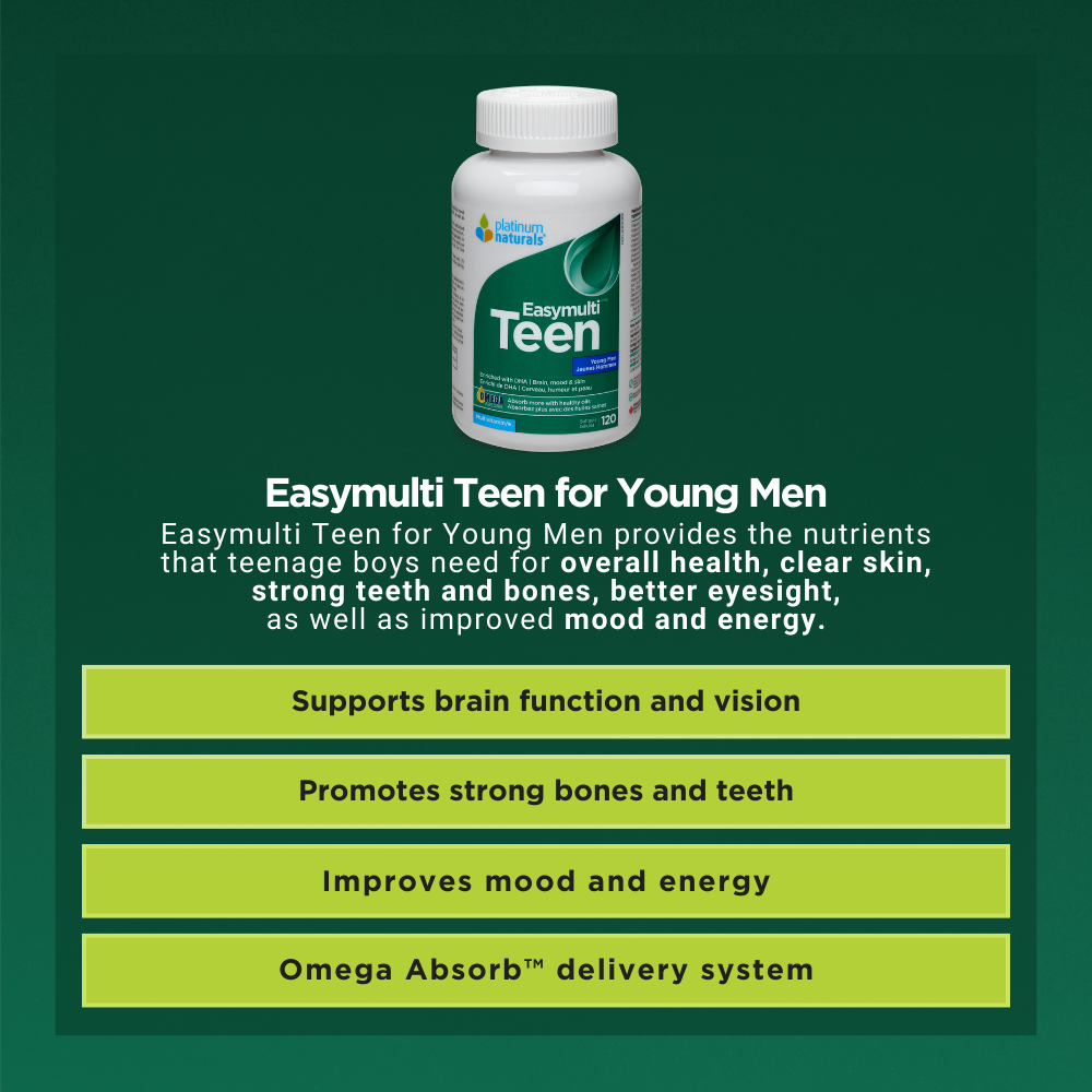 Easymulti® Teen for Young Men 120 Softgels