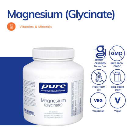 Magnesium (glycinate) 180 Capsules