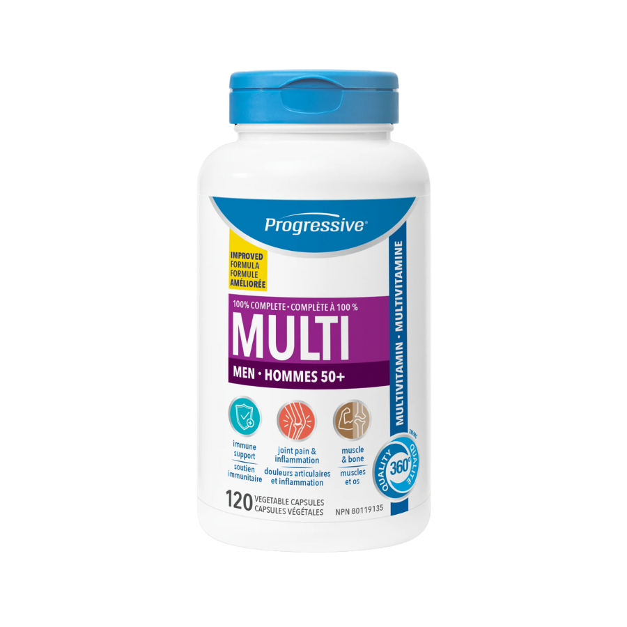 Multivitamin For Adult Men 50+ 120 Veggie Caps