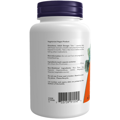 Zinc Picolinate 25 mg 100 Veggi Caps