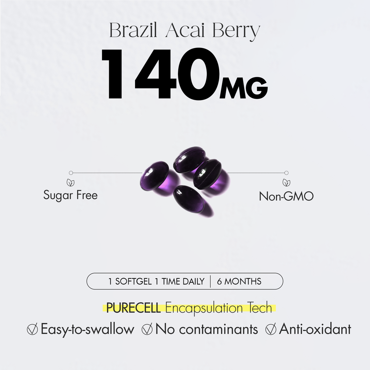 Acai Berry 100X 180 Softgels