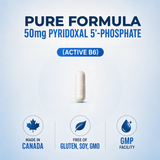 P5P Vitamin B6 50mg 120 Veggie Capsules