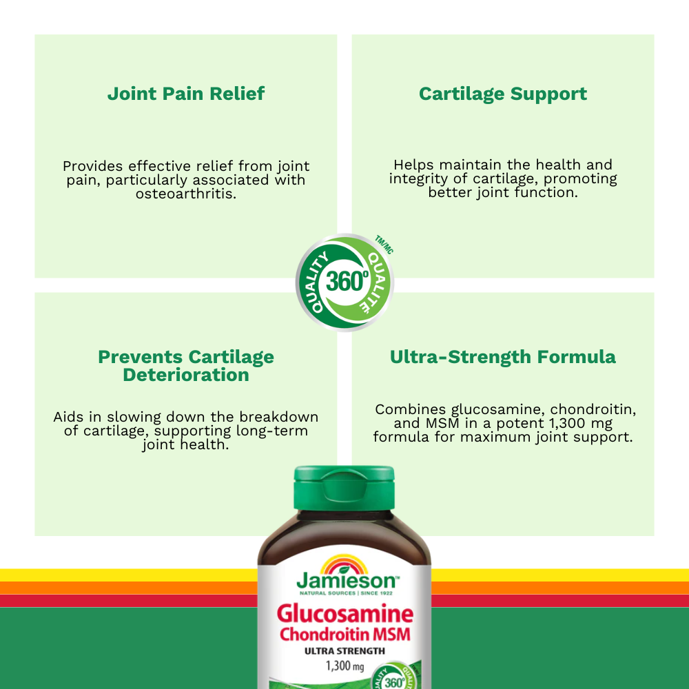 Glucosamine Chondroitin MSM 1,300 mg 120 Caps