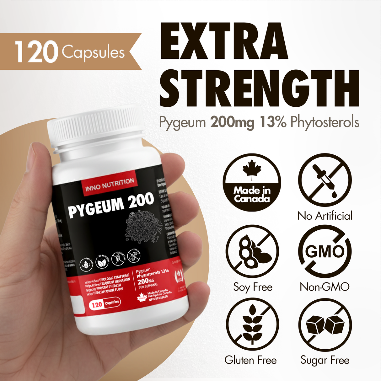 Pygeum 200 120 Capsules