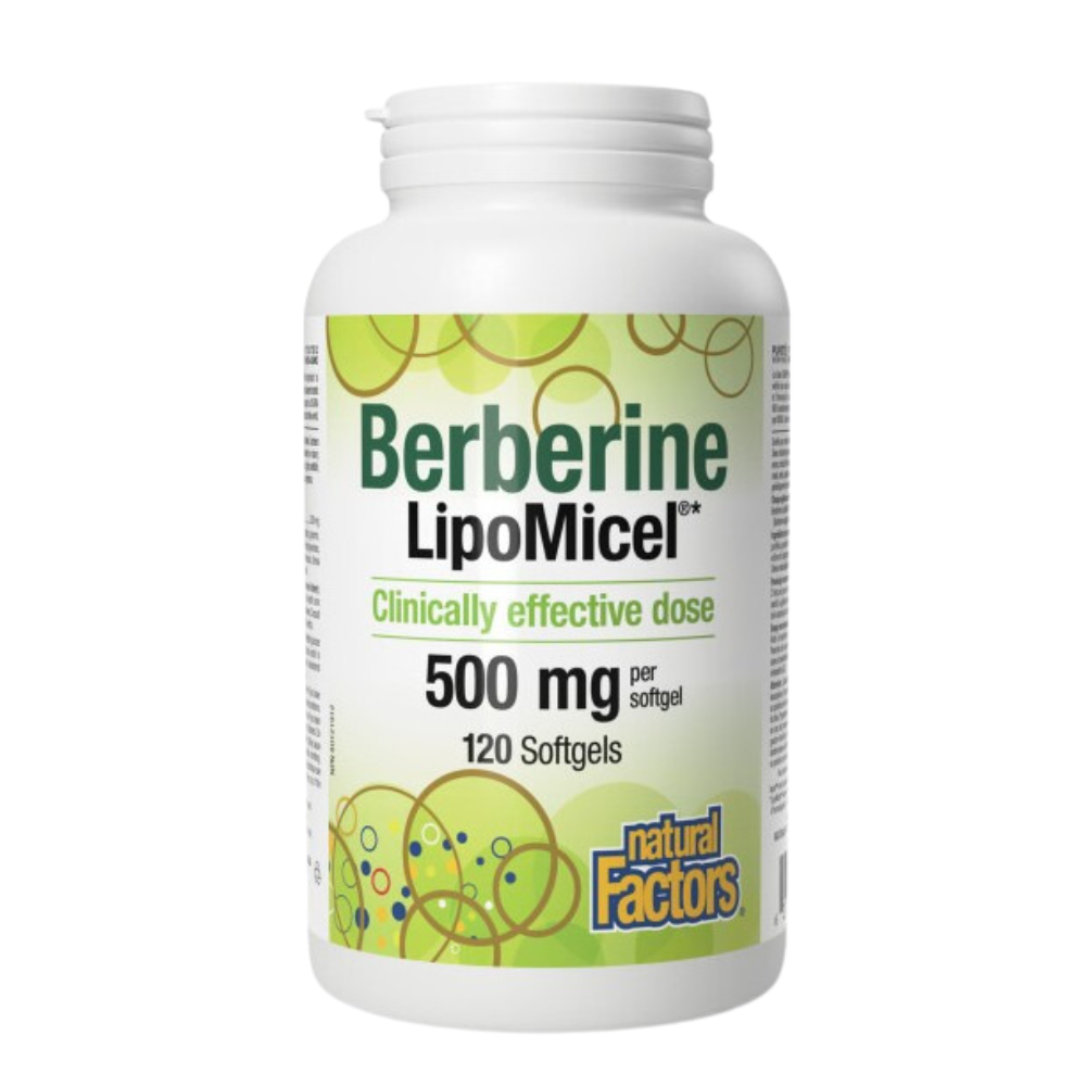 Berberine LipoMicel 500 mg 120 Softgels