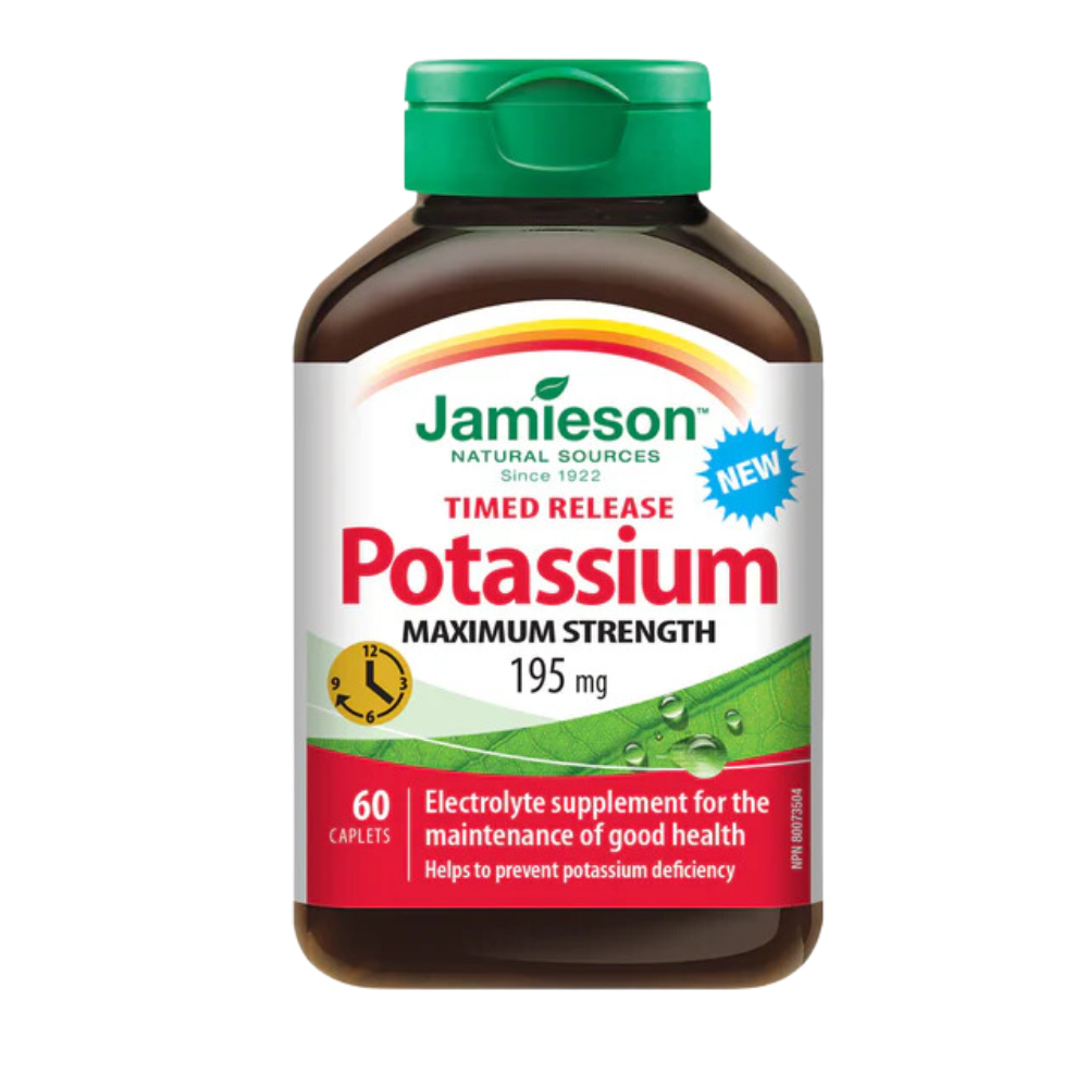 Potassium 195 mg Timed Release 60 Caplets