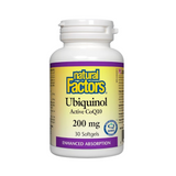 Ubiquinol Active CoQ10 200 mg, 30 Softgels