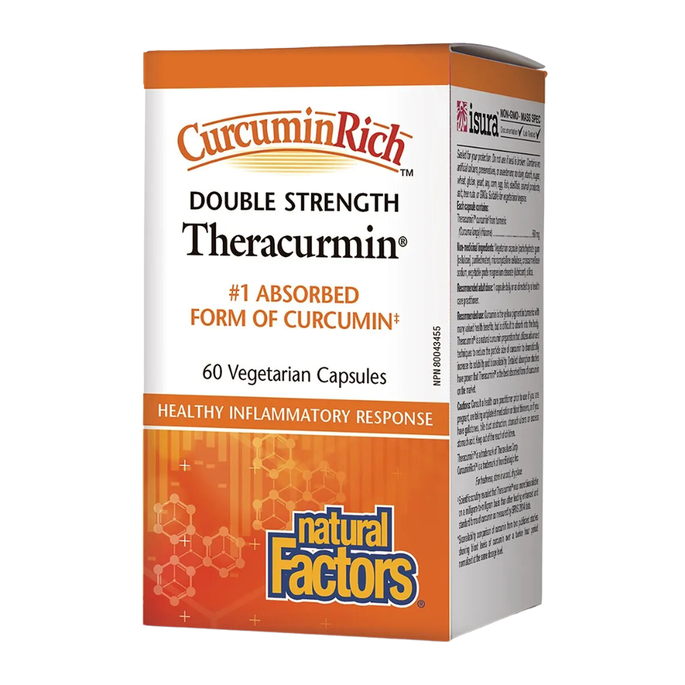 CurcuminRich Theracurmin Double Strength, 60 Veggie Caps