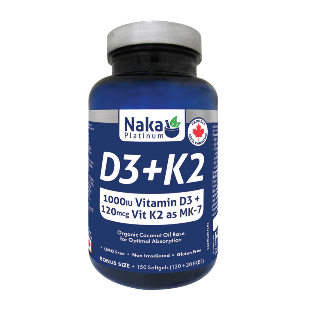 Platinum D3+K2 150 Softgels