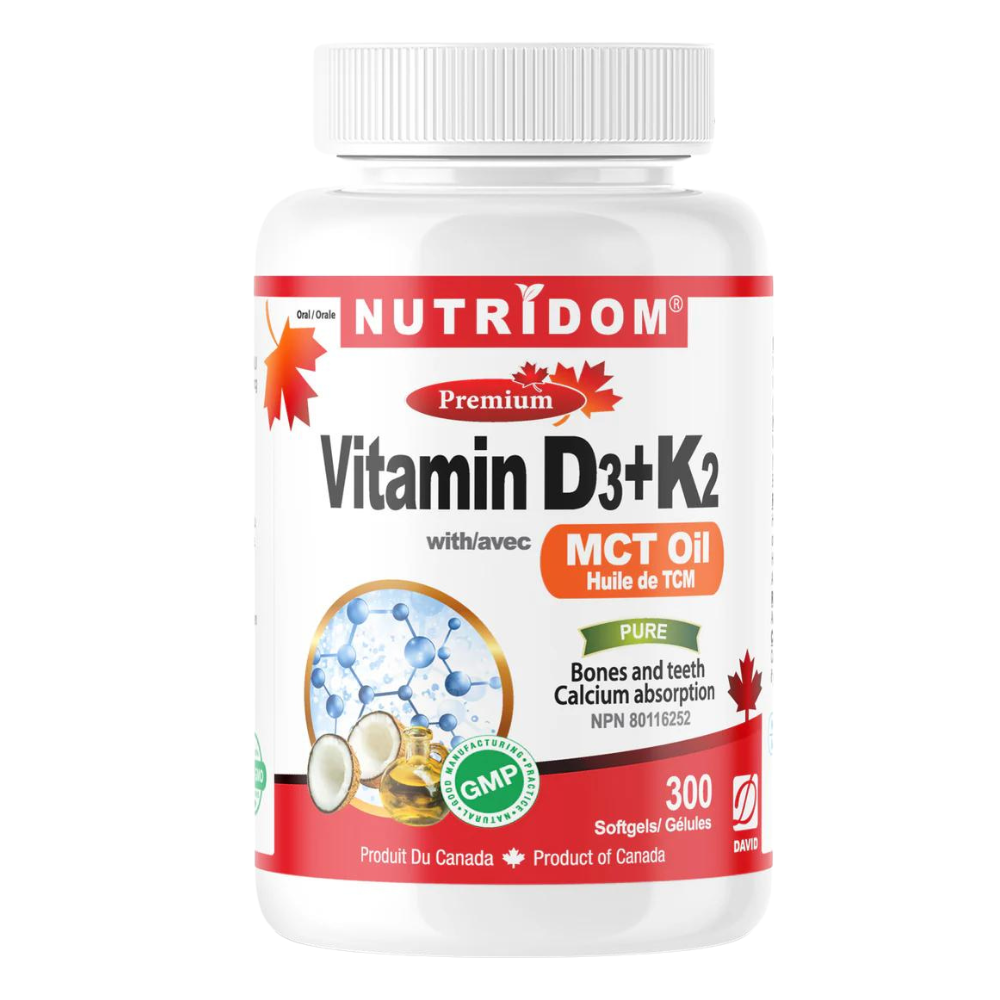 Vitamin D3+K2 300 Softgels