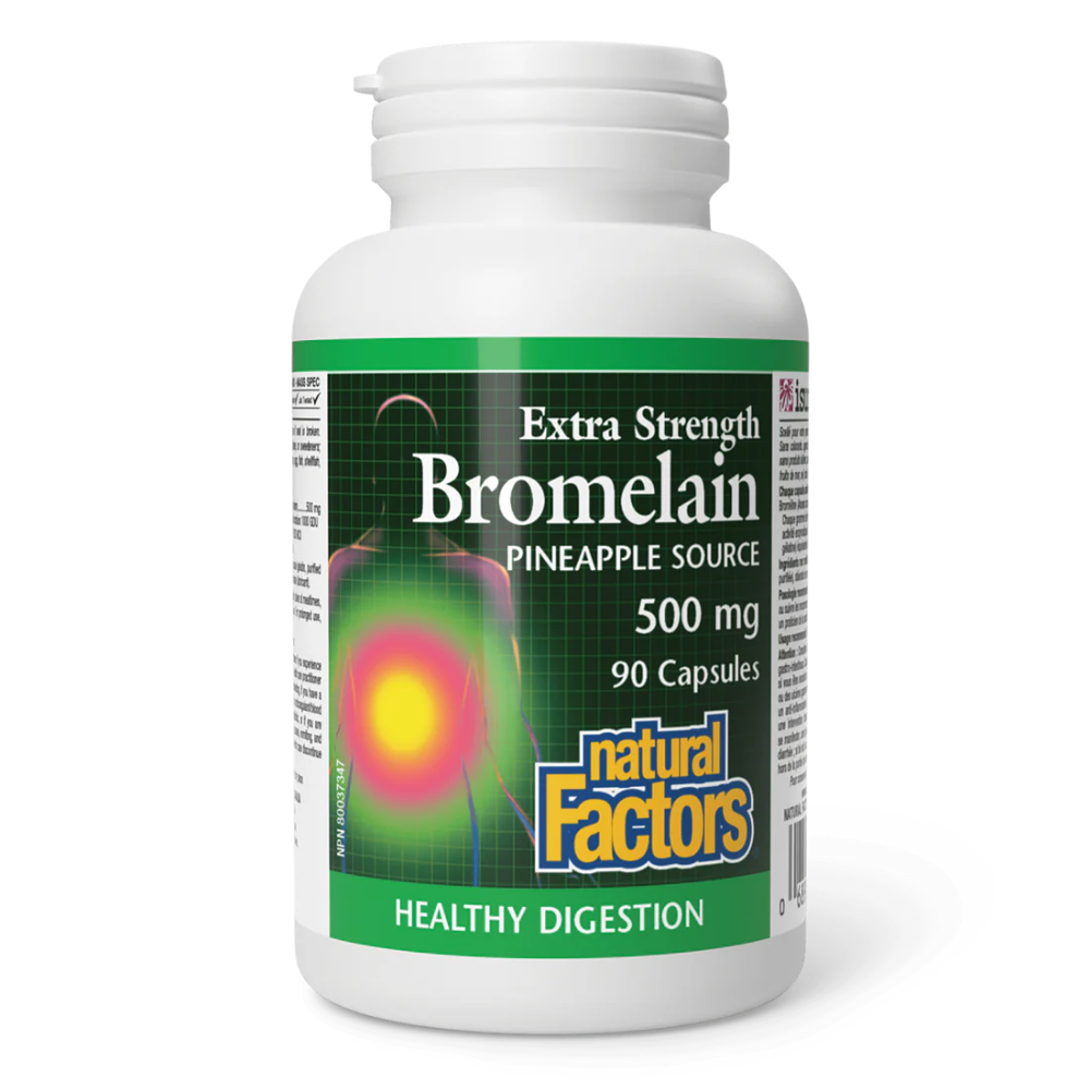 Extra Strength Bromelain 500 mg 90 Capsules