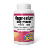 Magnesium Bisglycinate Pure 200 mg 250 Veggie Caps