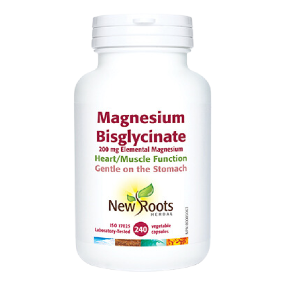 Magnesium Bisglycinate 200 mg 240 Veggie Caps