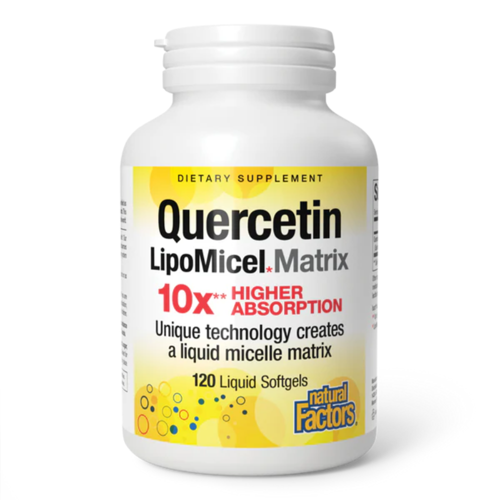 Quercetin LipoMicel Matrix, 120 Softgels