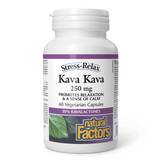 Stress-Relax Kava Kava 250 mg, 60 Veggie Caps