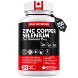 Zinc Picolinate 25mg with Copper & Selenium 200 Caps